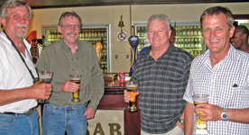 Some of the Durban committee members sampling the beer.